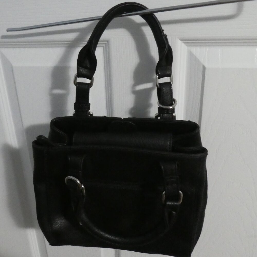 PINK STIX ACCESSORIES | Small Black Embossed Handbag - Picture 8 of 9